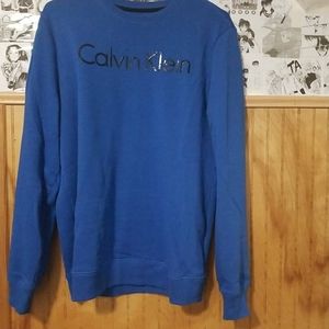 Calvin Klein Mens Blue Sweatshirt Size M